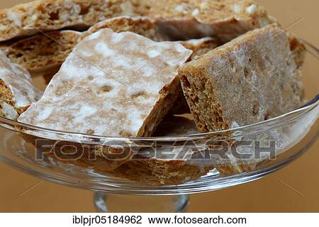 Stock Image - Basler Leckerli, pastry, Läckerli, gingerbread. Fotosearch