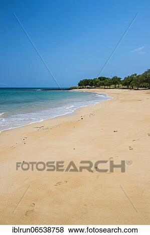 Beach Praia dos Tamarindos in northern Sao Tome, Sao Tome and Principe, Atlantic ocean, Africa View Large Photo Image Stock Photo - Beach Praia dos Tamarindos in northern Sao Tome, Sao Tome and Principe, Atlantic ocean, Africa. Fotosearch