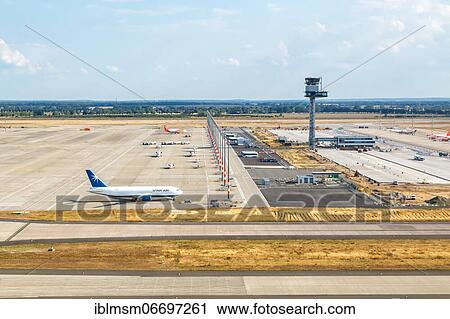 Berlin Brandenburg BER Airport Tower aerial view in Berlin, Germany, Europe View Large Photo Image Stock Image - Berlin Brandenburg BER Airport Tower aerial view in Berlin, Germany, Europe. Fotosearch