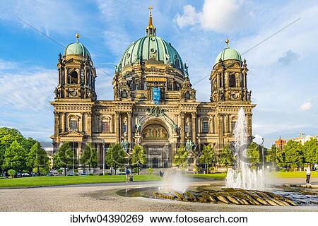 Stock Photo - Berlin Cathedral, Museum Island, Berlin, Germany, Europe. Fotosearch