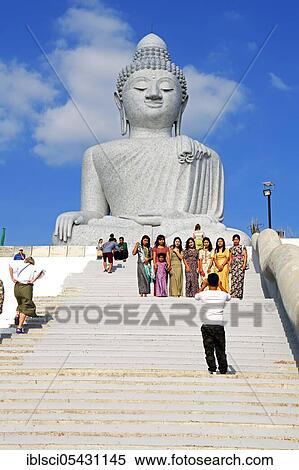 Stock Photography - Big Buddha, Phuket, Thailand, Asia. Fotosearch