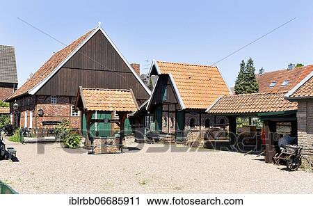 Stock Image - Bocholt Handicraft Museum, Bocholt, Münsterland, North Rhine-Westphalia, Germany, Europe. Fotosearch