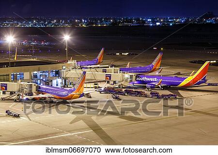 Boeing 737 aircraft of Southwest Airlines at Phoenix airport, USA, North America View Large Photo Image Stock Image - Boeing 737 aircraft of Southwest Airlines at Phoenix airport, USA, North America. Fotosearch