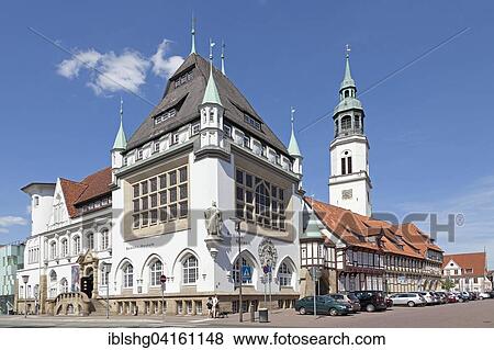 Bomann Museum and St. Mary's Church, Celle, Lower Saxony, Germany, Europe View Large Photo Image Stock Photo - Bomann Museum and St. Mary's Church, Celle, Lower Saxony, Germany, Europe. Fotosearch
