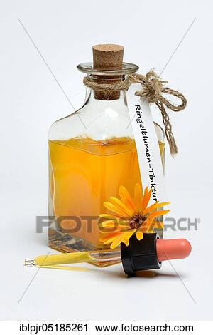 Bottle with -tincture, Marigoldstincture View Large Photo Image Stock Image - Bottle with -tincture, Marigoldstincture. Fotosearch