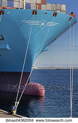 Bow of ship, freighter, Denmark, Europe View Large Photo Image Picture - Bow of ship, freighter, Denmark, Europe. Fotosearch