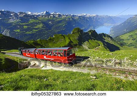 Brienz Rothorn Railway, view from the Brienz Rothorn, Lake Brienz, Bern, Bernese Oberland, Switzerland, Europe View Large Photo Image Stock Image - Brienz Rothorn Railway, view from the Brienz Rothorn, Lake Brienz, Bern, Bernese Oberland, Switzerland, Europe. Fotosearch
