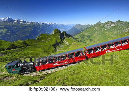 Brienz Rothorn Railway, view from the Brienz Rothorn, Lake Brienz, Bern, Bernese Oberland, Switzerland, Europe View Large Photo Image Stock Photo - Brienz Rothorn Railway, view from the Brienz Rothorn, Lake Brienz, Bern, Bernese Oberland, Switzerland, Europe. Fotosearch