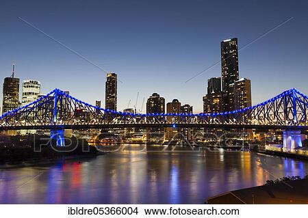 Brisbane Skyline and Story Bridge, Brisbane, Australia, Oceania View Large Photo Image Picture - Brisbane Skyline and Story Bridge, Brisbane, Australia, Oceania. Fotosearch