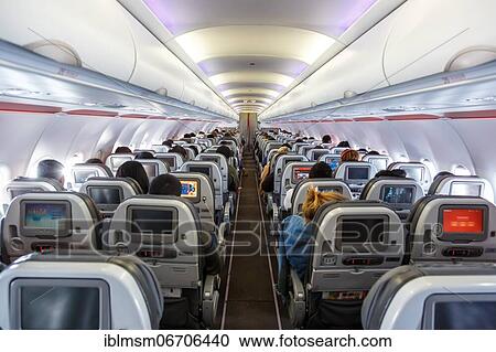 Cabin of an Avianca Airbus aircraft at Cuzco airport, Peru, South America View Large Photo Image Stock Image - Cabin of an Avianca Airbus aircraft at Cuzco airport, Peru, South America. Fotosearch