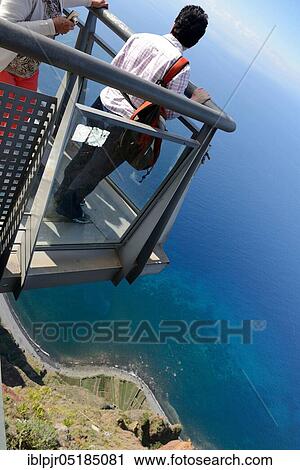 Stock Image - Cabo Girao, near Camara de Lobos, Madeira, Portugal, Europe. Fotosearch