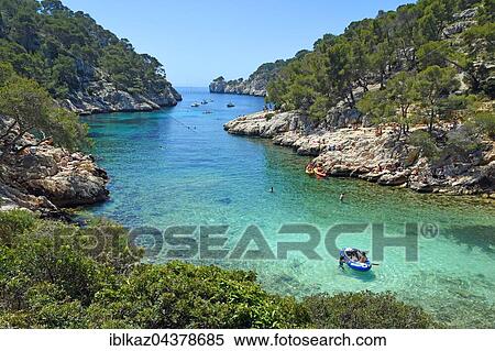 Calanque de Port Pin, Calanques National Park, Provence, France, Europe View Large Photo Image Stock Photography - Calanque de Port Pin, Calanques National Park, Provence, France, Europe. Fotosearch