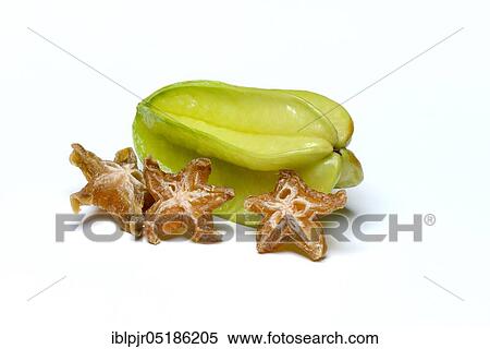 Stock Photography - Carambola ( Averrhoa carambola) fresh and dried fruit. Fotosearch
