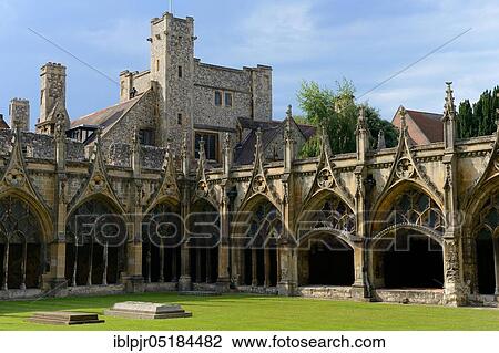Cathedral, Cloister, Canterbury, County of Kent, England, Great Britain View Large Photo Image Stock Image - Cathedral, Cloister, Canterbury, County of Kent, England, Great Britain. Fotosearch