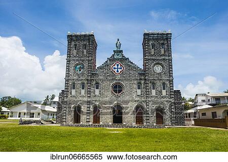 Cathedral of Our Lady of the Assumption, Mata-Utu, Wallis, Wallis and Futuna, Oceania View Large Photo Image Stock Photography - Cathedral of Our Lady of the Assumption, Mata-Utu, Wallis, Wallis and Futuna, Oceania. Fotosearch