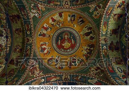 Cathedral of St. Peter and Paul, ceiling frescoes, interior, Constanța, Romania, Europe View Large Photo Image Stock Image - Cathedral of St. Peter and Paul, ceiling frescoes, interior, Constanța, Romania, Europe. Fotosearch