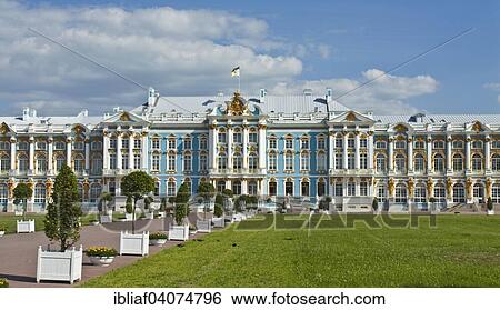 Catherine Palace, Tsarskoye Selo, Pushkin, Saint Petersburg, Russia, Europe View Large Photo Image Stock Photograph - Catherine Palace, Tsarskoye Selo, Pushkin, Saint Petersburg, Russia, Europe. Fotosearch