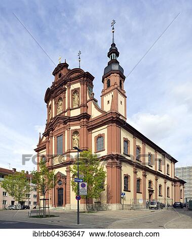 Stock Photo - Catholic parish church of St. Peter and Paul, Würzburg, Lower Franconia, Bavaria, Germany, Europe. Fotosearch