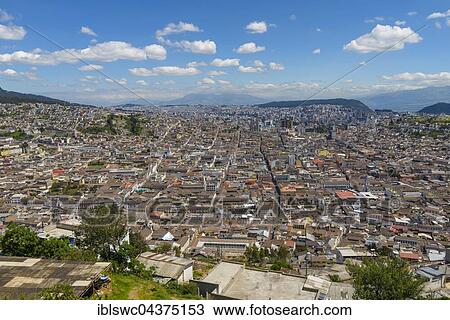 Stock Image - Centro histórico, historial centre, Quito, Pichincha Province, Ecuador, South America. Fotosearch
