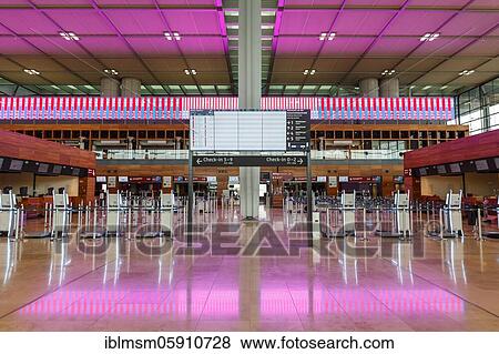 Check in, New Berlin Brandenburg BER Willy Brandt Airport, Berlin, Germany, Europe View Large Photo Image Stock Photo - Check in, New Berlin Brandenburg BER Willy Brandt Airport, Berlin, Germany, Europe. Fotosearch