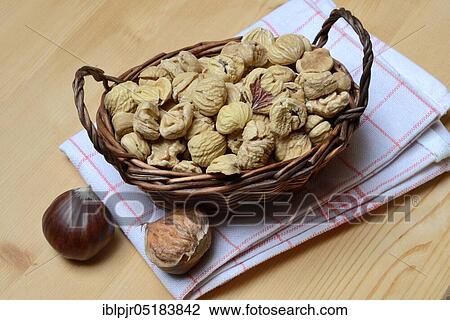 Chestnutin baskets (Castanea sativa), Maroni View Large Photo Image Stock Image - Chestnutin baskets (Castanea sativa), Maroni. Fotosearch