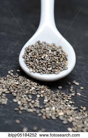 Chia seeds ( Salvia hispanica) View Large Photo Image Stock Image - Chia seeds ( Salvia hispanica). Fotosearch