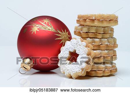 Stock Photo - Christmas biscuits, kind of rascals, Christmas cookies. Fotosearch
