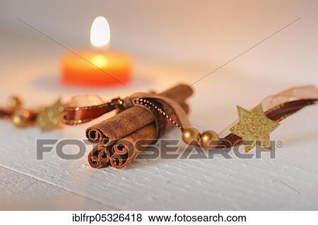 Stock Photo - Christmas decoration, Switzerland, Europe. Fotosearch