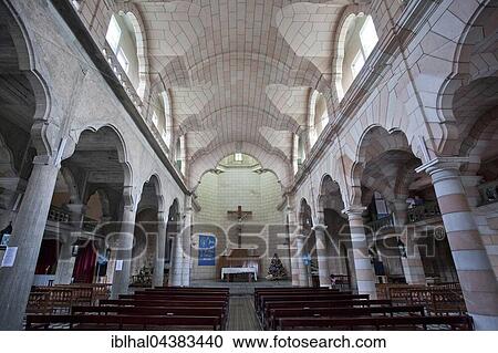Stock Image - Church, Iglesia San Jose, Interior, Holguín, Holguin Province, Cuba, Central America. Fotosearch