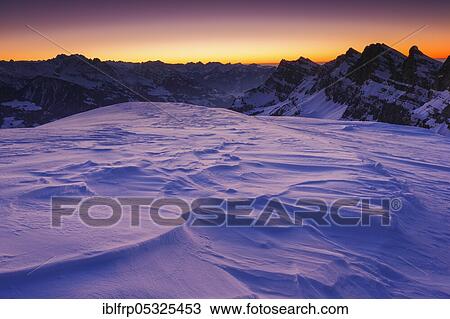 Stock Image - Churfirsten, Glarus Alps, Switzerland, Europe. Fotosearch