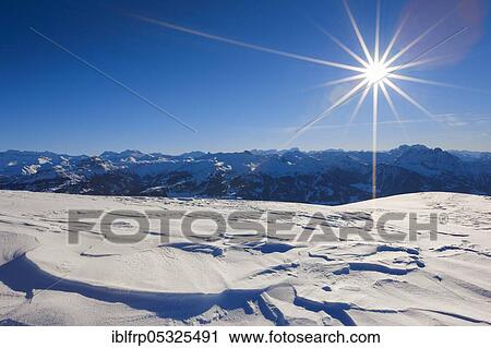 Stock Image - Churfirsten, Glarus Alps, Switzerland, Europe. Fotosearch