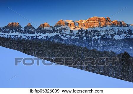 Stock Photo - Churfirsten, St. Gallen, Switzerland, Europe. Fotosearch