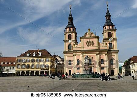City Church, Ludwigsburg, Baden-Württemberg, Germany, Europe View Large Photo Image Stock Photography - City Church, Ludwigsburg, Baden-Württemberg, Germany, Europe. Fotosearch