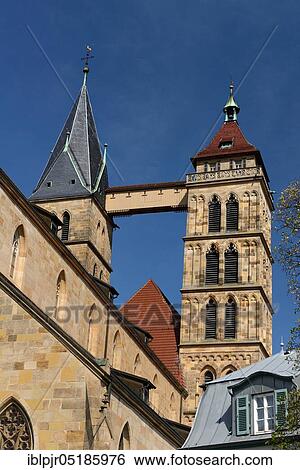 City church of St. Dionys in Esslingen am Neckar, Esslingen, Baden-Württemberg, Germany, Europe View Large Photo Image Stock Photograph - City church of St. Dionys in Esslingen am Neckar, Esslingen, Baden-Württemberg, Germany, Europe. Fotosearch