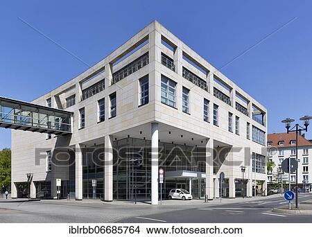 Picture - City Hall on the Volme, Hagen, Westphalia, Ruhr Area, North Rhine-Westphalia, Germany, Europe. Fotosearch
