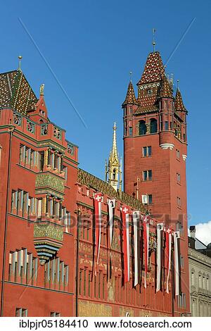 City hall with city hall tower, city parliament, city government, Basel, Canton Baselstadt View Large Photo Image Stock Image - City hall with city hall tower, city parliament, city government, Basel, Canton Baselstadt. Fotosearch