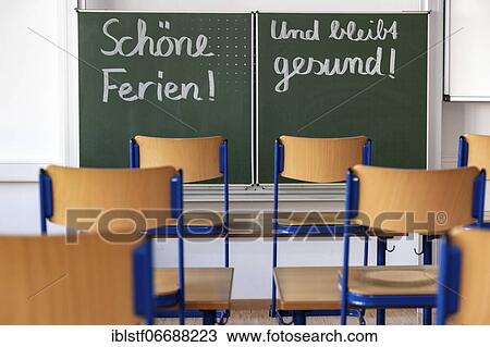 Classroom, empty, school in lockdown View Large Photo Image Stock Image - Classroom, empty, school in lockdown. Fotosearch