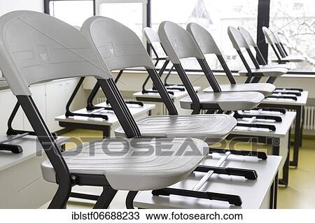 Classroom, empty, school in lockdown View Large Photo Image Stock Image - Classroom, empty, school in lockdown. Fotosearch
