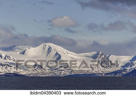 Coastline, snowy mountains, Northwest Coast, Svalbard, Spitsbergen, Norway, Europe View Large Photo Image Stock Image - Coastline, snowy mountains, Northwest Coast, Svalbard, Spitsbergen, Norway, Europe. Fotosearch
