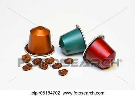 Coffee capsules and beans, coffee capsules, capsule coffee, household waste, packaging View Large Photo Image Stock Image - Coffee capsules and beans, coffee capsules, capsule coffee, household waste, packaging. Fotosearch