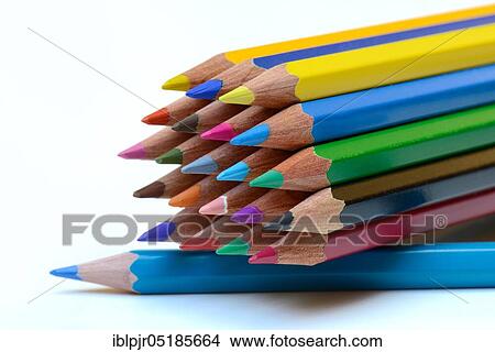 Picture - Coloured pencil, crayon, coloured pencils. Fotosearch