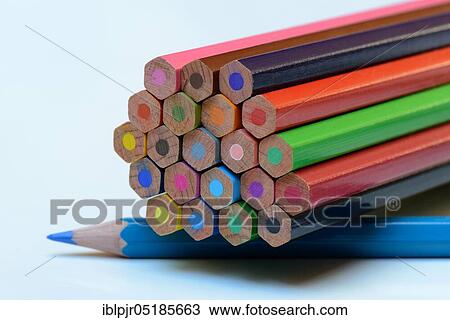 Coloured pencil, crayon, coloured pencils View Large Photo Image Stock Image - Coloured pencil, crayon, coloured pencils. Fotosearch