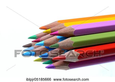 Coloured pencil, crayon, coloured pencils View Large Photo Image Stock Photograph - Coloured pencil, crayon, coloured pencils. Fotosearch