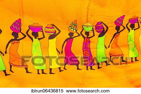 Stock Photography - Colourful beach towerls, Los islands, Republic of Guinea, Guinea Conakry. Fotosearch