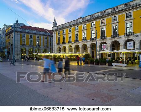 Commercial Square, Praça do Comercio, Arc de Triomphe Arco da Rua Augusta, Lisbon, Portugal, Europe View Large Photo Image Stock Photography - Commercial Square, Praça do Comercio, Arc de Triomphe Arco da Rua Augusta, Lisbon, Portugal, Europe. Fotosearch