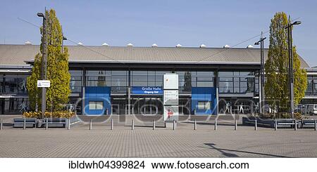 Congress Centrum, Halle Münsterland, Great Hall, south entrance, Münster, Münsterland, North Rhine-Westphalia, Germany, Europe View Large Photo Image Picture - Congress Centrum, Halle Münsterland, Great Hall, south entrance, Münster, Münsterland, North Rhine-Westphalia, Germany, Europe. Fotosearch
