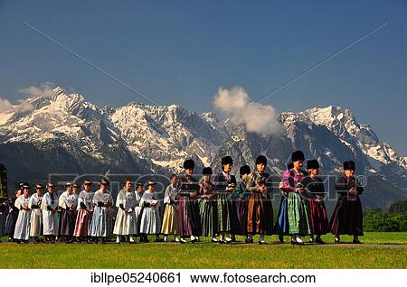 Corpus Christi procession, parade, Werdenfels, Bavaria, Germany, Europe View Large Photo Image Stock Image - Corpus Christi procession, parade, Werdenfels, Bavaria, Germany, Europe. Fotosearch
