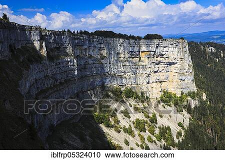 Stock Image - Creux du Van, Neuchâtel, Neuchâtel Jura, Switzerland, Europe. Fotosearch