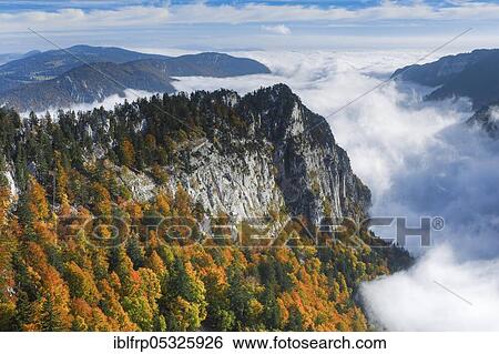 Stock Photograph - Creux du Van, Neuchâtel, Switzerland, Europe. Fotosearch