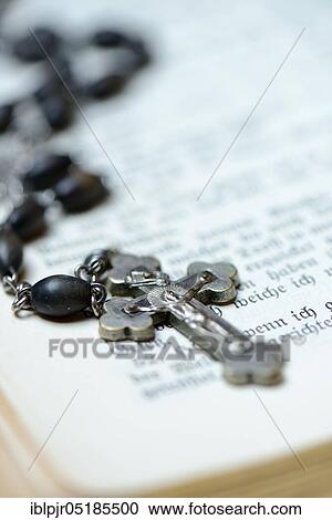 Crucifix on bible View Large Photo Image Stock Image - Crucifix on bible. Fotosearch